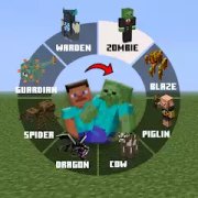 Morph mod for Minecraft — мод на мобов