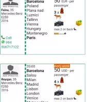 Blablacar: попутчики