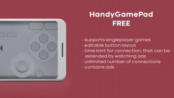 HandyGamePad (виртуальный геймпад, джойстик)