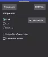 RAR архиватор