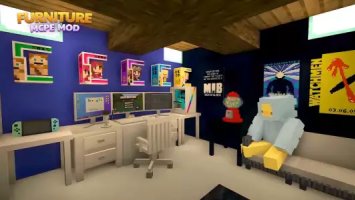 Furniture Mod for Minecraft — мод на мебель