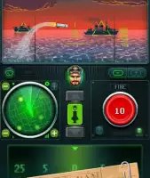 Морской бой: атака подлодки