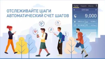 Шагомер: счетчик шагов